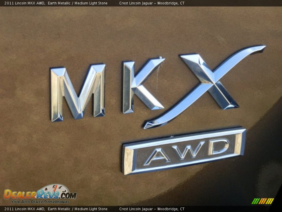 2011 Lincoln MKX AWD Earth Metallic / Medium Light Stone Photo #4