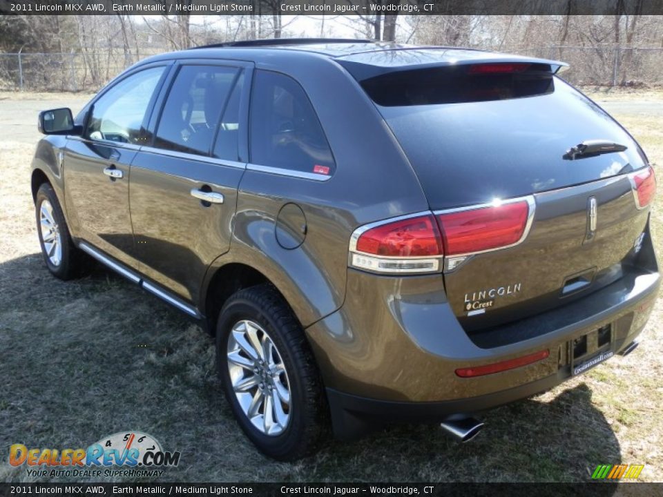2011 Lincoln MKX AWD Earth Metallic / Medium Light Stone Photo #5