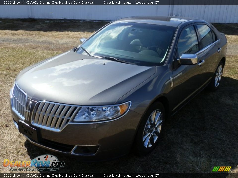 2011 Lincoln MKZ AWD Sterling Grey Metallic / Dark Charcoal Photo #1