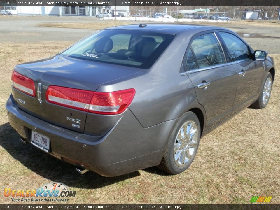 2011 Lincoln MKZ AWD Sterling Grey Metallic / Dark Charcoal Photo #3