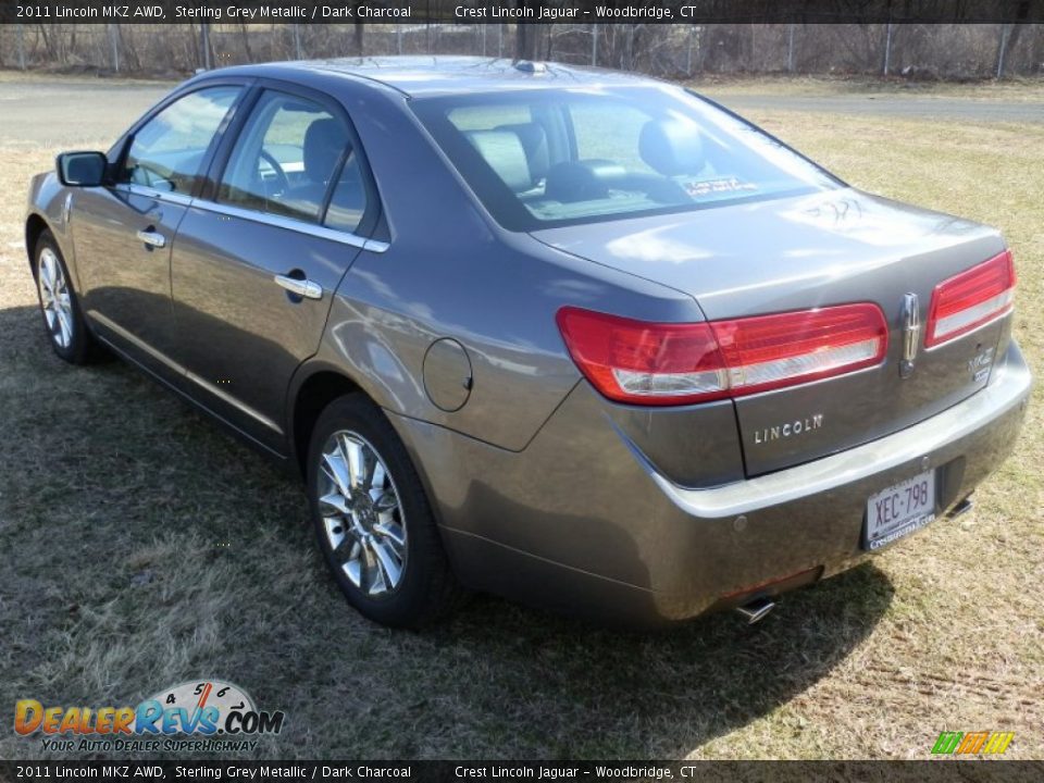 2011 Lincoln MKZ AWD Sterling Grey Metallic / Dark Charcoal Photo #5