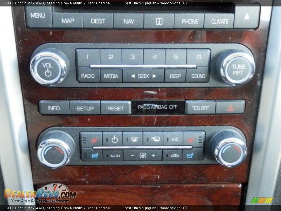 Controls of 2011 Lincoln MKZ AWD Photo #15
