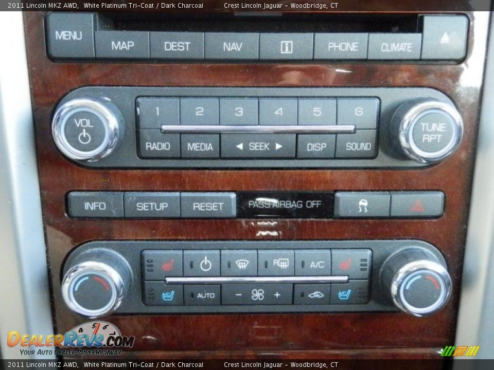 Controls of 2011 Lincoln MKZ AWD Photo #7