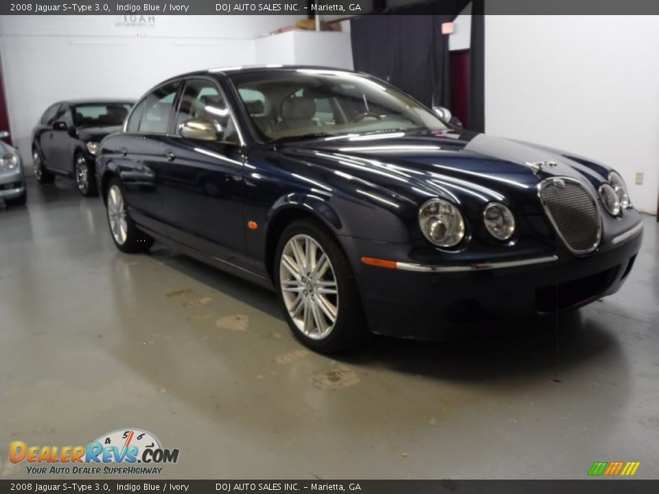 Front 3/4 View of 2008 Jaguar S-Type 3.0 Photo #3