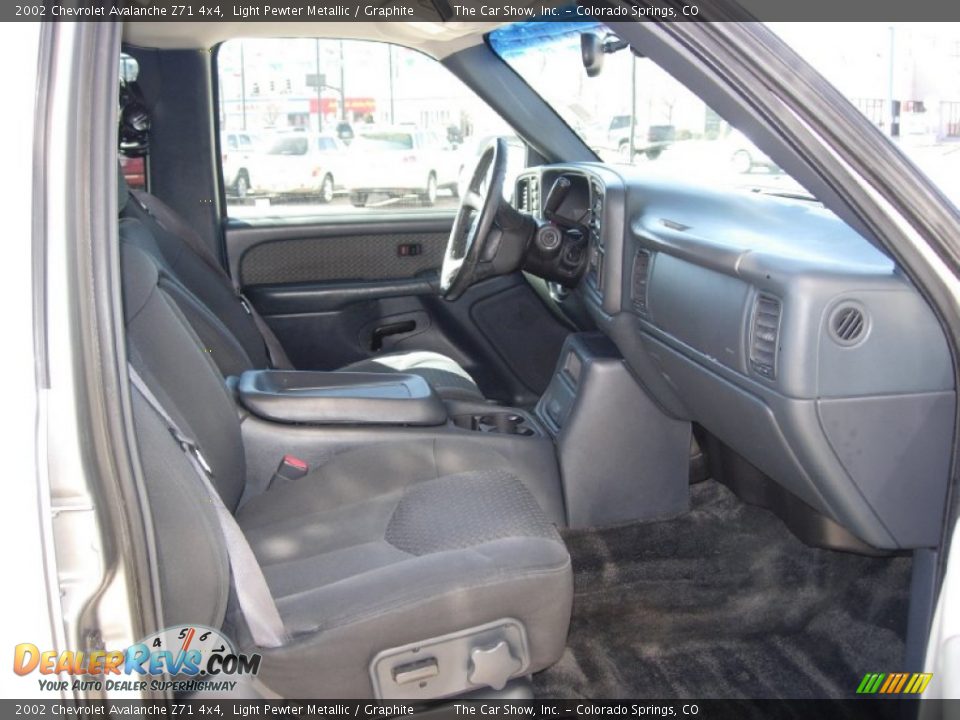 2002 Chevrolet Avalanche Z71 4x4 Light Pewter Metallic / Graphite Photo #7