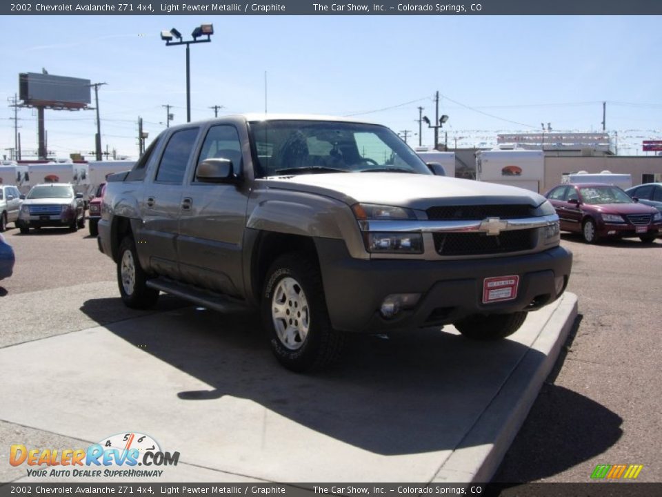 2002 Chevrolet Avalanche Z71 4x4 Light Pewter Metallic / Graphite Photo #14