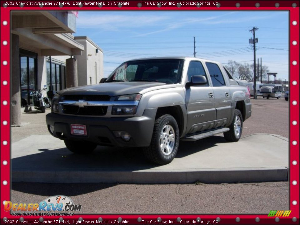 2002 Chevrolet Avalanche Z71 4x4 Light Pewter Metallic / Graphite Photo #16