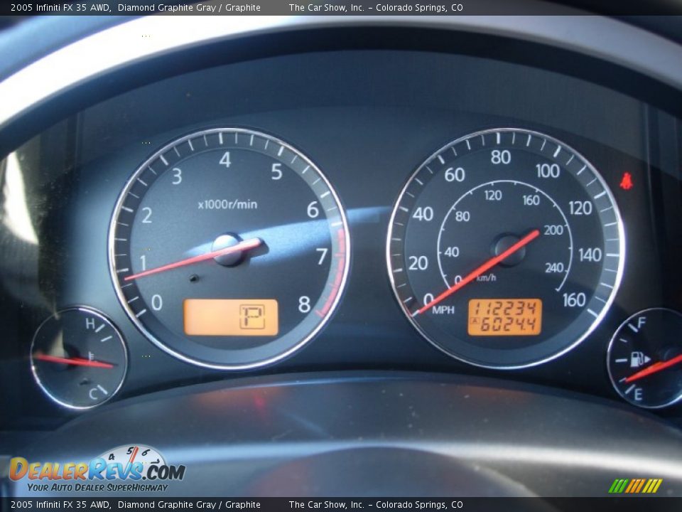 2005 Infiniti FX 35 AWD Diamond Graphite Gray / Graphite Photo #2