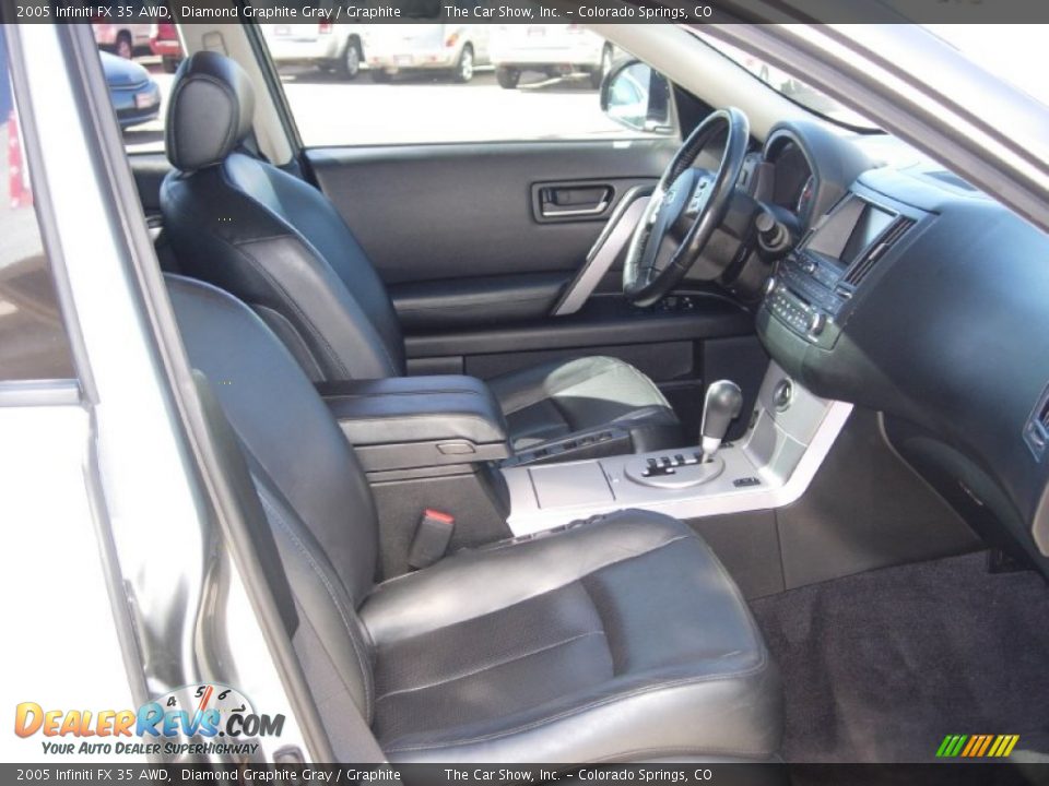 2005 Infiniti FX 35 AWD Diamond Graphite Gray / Graphite Photo #7