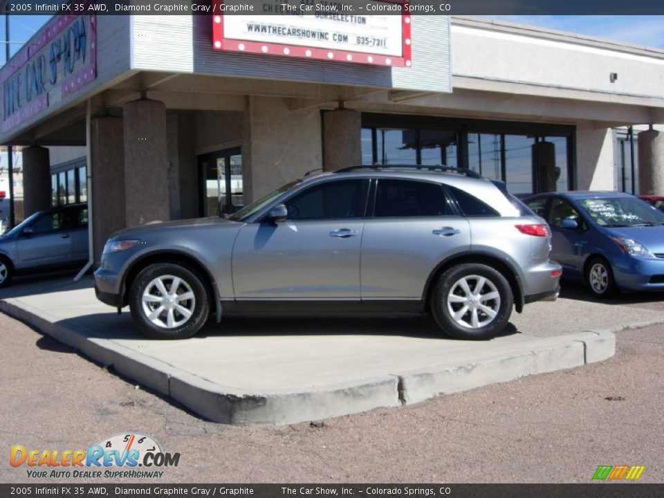 2005 Infiniti FX 35 AWD Diamond Graphite Gray / Graphite Photo #8