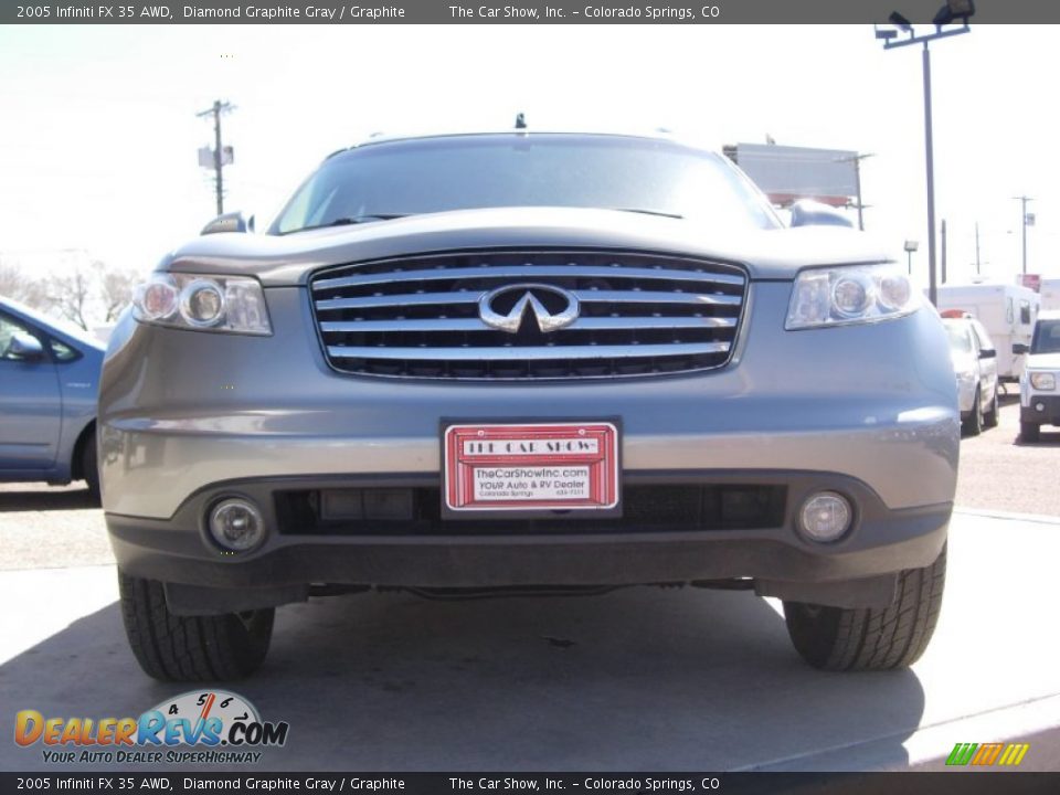 2005 Infiniti FX 35 AWD Diamond Graphite Gray / Graphite Photo #14