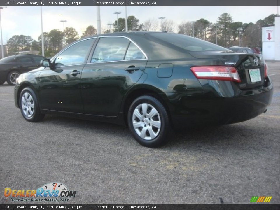 2010 Toyota Camry LE Spruce Mica / Bisque Photo #4