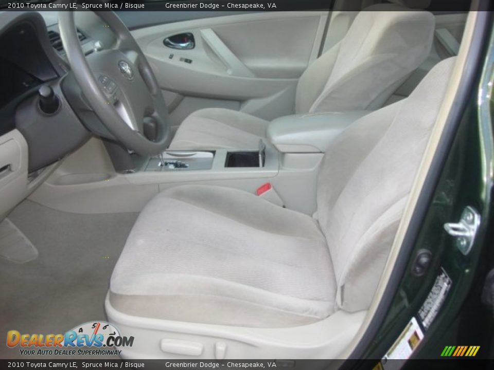 2010 Toyota Camry LE Spruce Mica / Bisque Photo #11