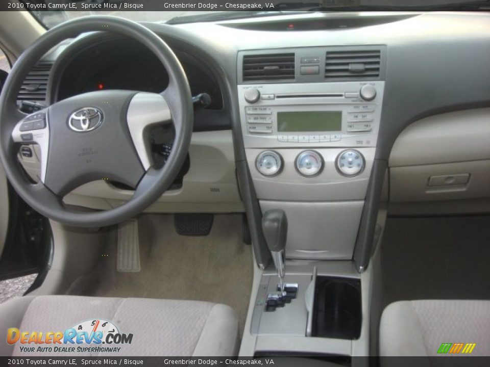 2010 Toyota Camry LE Spruce Mica / Bisque Photo #14