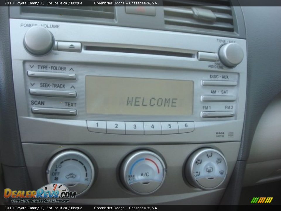 Controls of 2010 Toyota Camry LE Photo #19