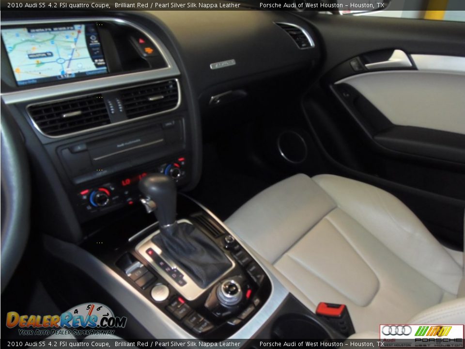 2010 Audi S5 4.2 FSI quattro Coupe Brilliant Red / Pearl Silver Silk Nappa Leather Photo #9