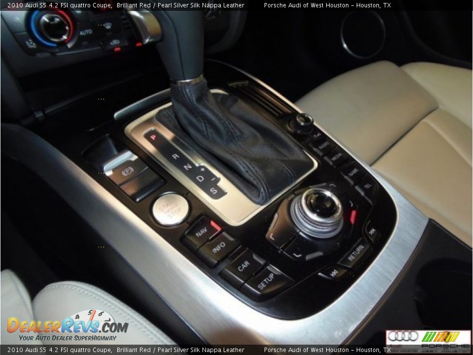 2010 Audi S5 4.2 FSI quattro Coupe Brilliant Red / Pearl Silver Silk Nappa Leather Photo #10