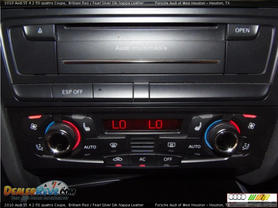 2010 Audi S5 4.2 FSI quattro Coupe Brilliant Red / Pearl Silver Silk Nappa Leather Photo #11
