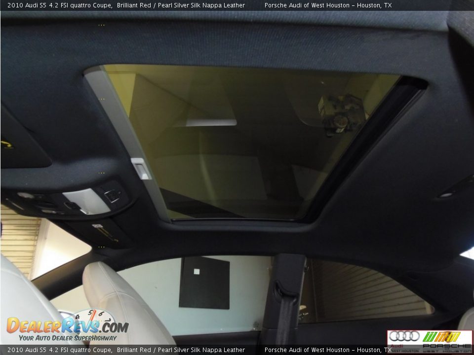 2010 Audi S5 4.2 FSI quattro Coupe Brilliant Red / Pearl Silver Silk Nappa Leather Photo #14