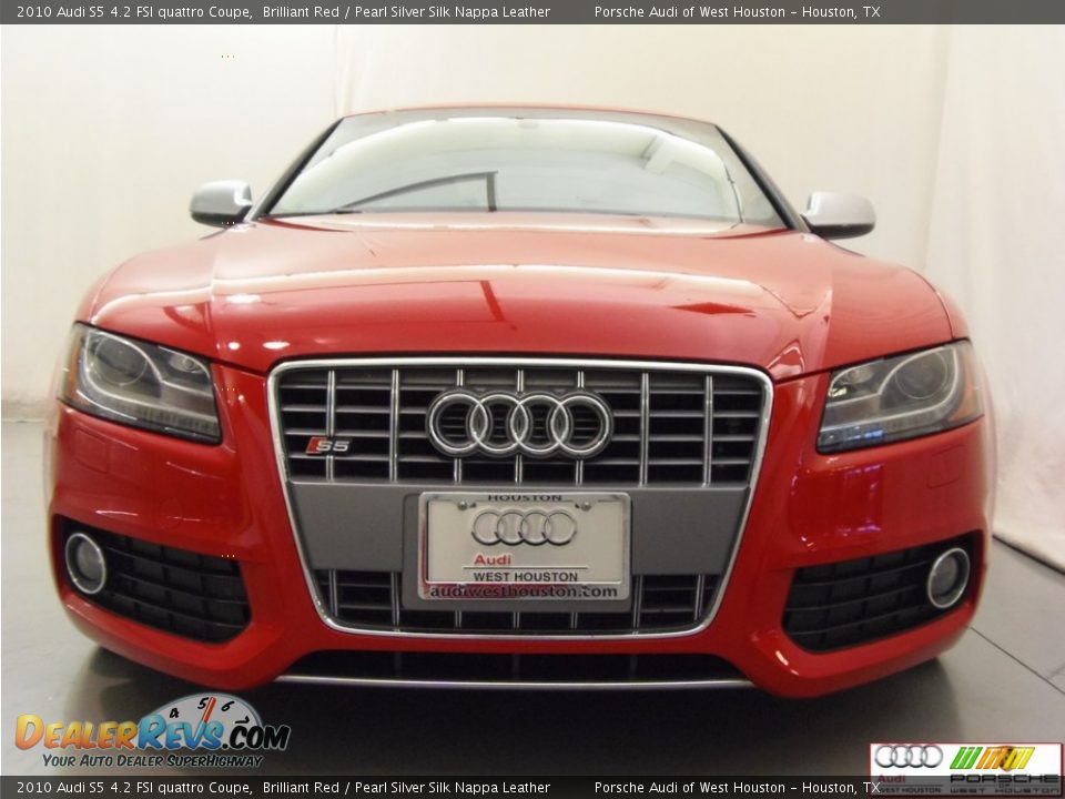 2010 Audi S5 4.2 FSI quattro Coupe Brilliant Red / Pearl Silver Silk Nappa Leather Photo #20