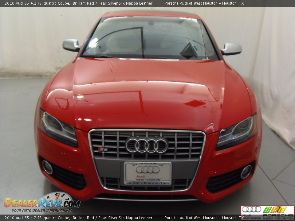 2010 Audi S5 4.2 FSI quattro Coupe Brilliant Red / Pearl Silver Silk Nappa Leather Photo #21