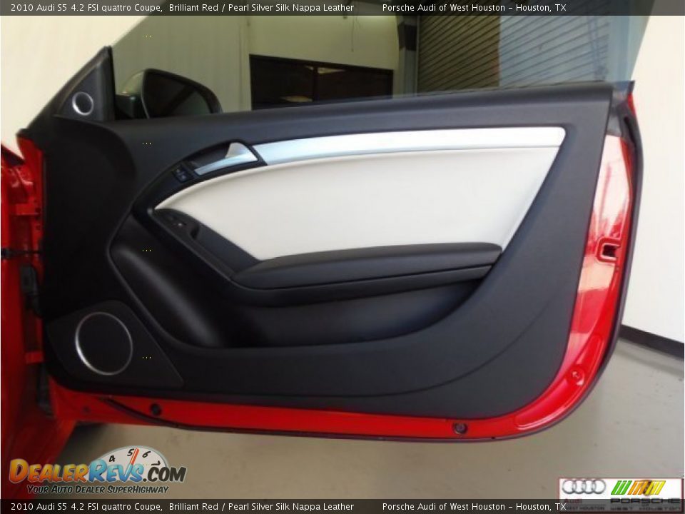 2010 Audi S5 4.2 FSI quattro Coupe Brilliant Red / Pearl Silver Silk Nappa Leather Photo #30