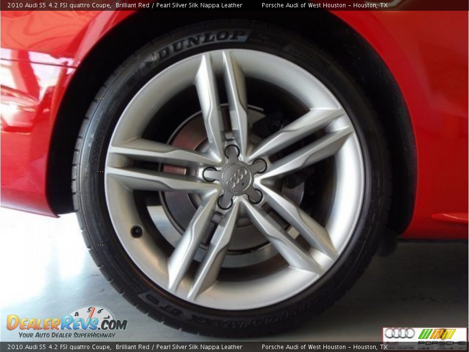2010 Audi S5 4.2 FSI quattro Coupe Brilliant Red / Pearl Silver Silk Nappa Leather Photo #32