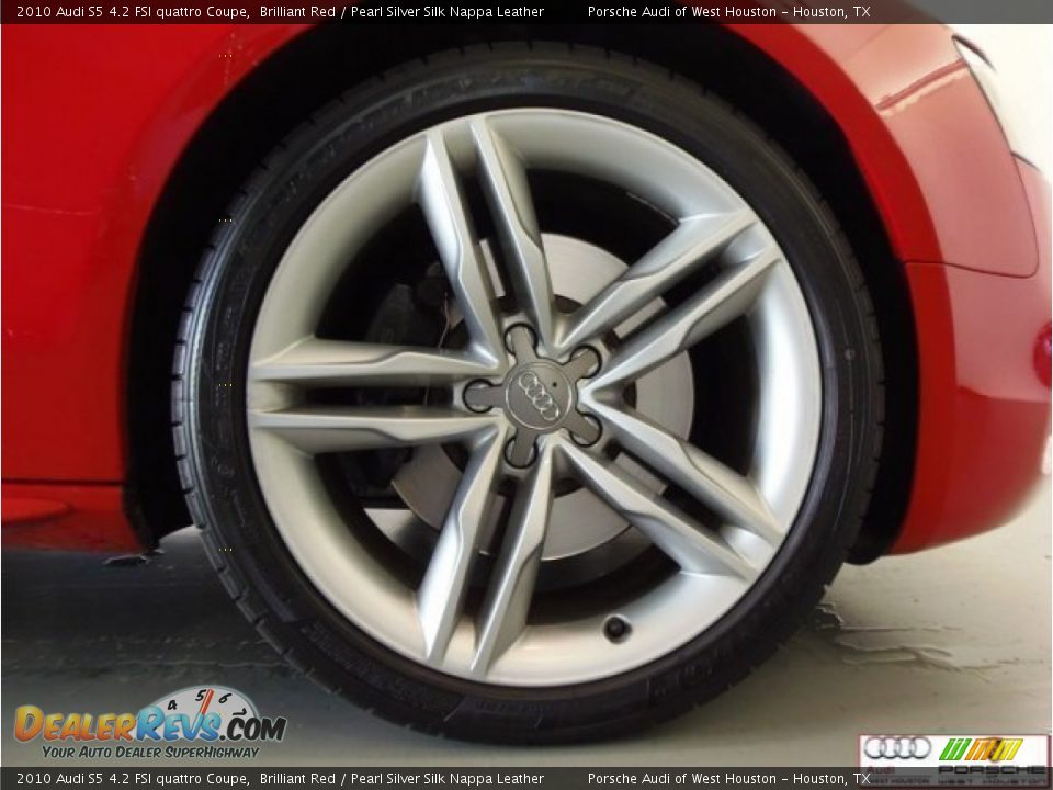 2010 Audi S5 4.2 FSI quattro Coupe Brilliant Red / Pearl Silver Silk Nappa Leather Photo #33