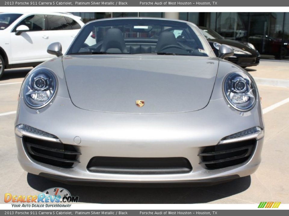 2013 Porsche 911 Carrera S Cabriolet Platinum Silver Metallic / Black Photo #2