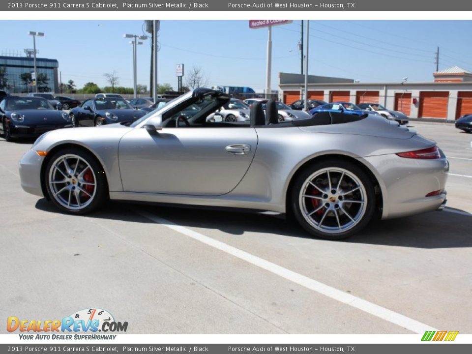 Platinum Silver Metallic 2013 Porsche 911 Carrera S Cabriolet Photo #5