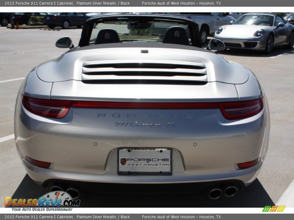 2013 Porsche 911 Carrera S Cabriolet Platinum Silver Metallic / Black Photo #7