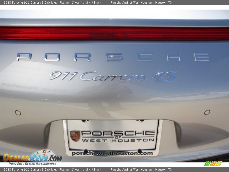 2013 Porsche 911 Carrera S Cabriolet Platinum Silver Metallic / Black Photo #8