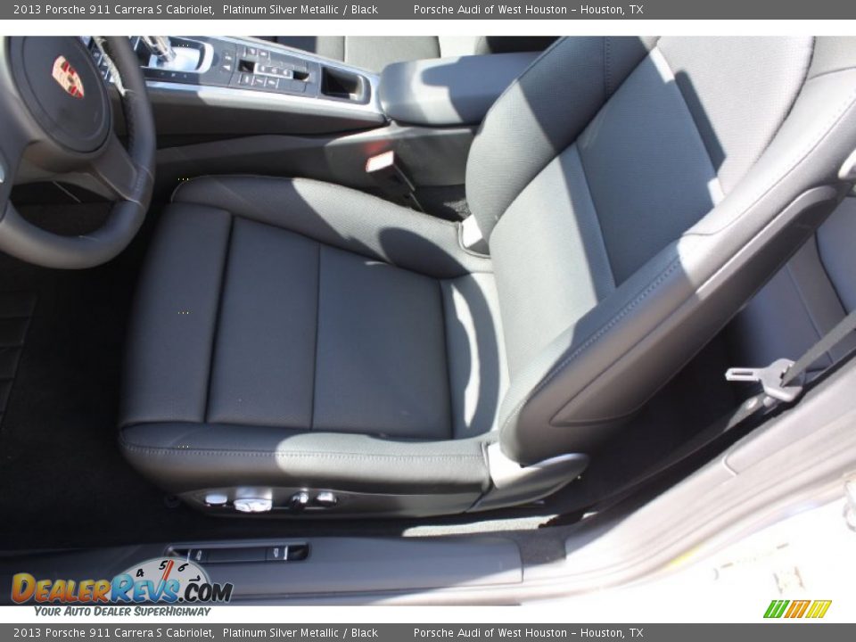 2013 Porsche 911 Carrera S Cabriolet Platinum Silver Metallic / Black Photo #12