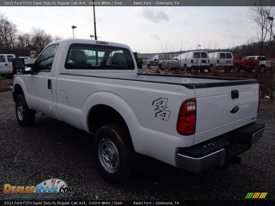 2013 Ford F250 Super Duty XL Regular Cab 4x4 Oxford White / Steel Photo #6