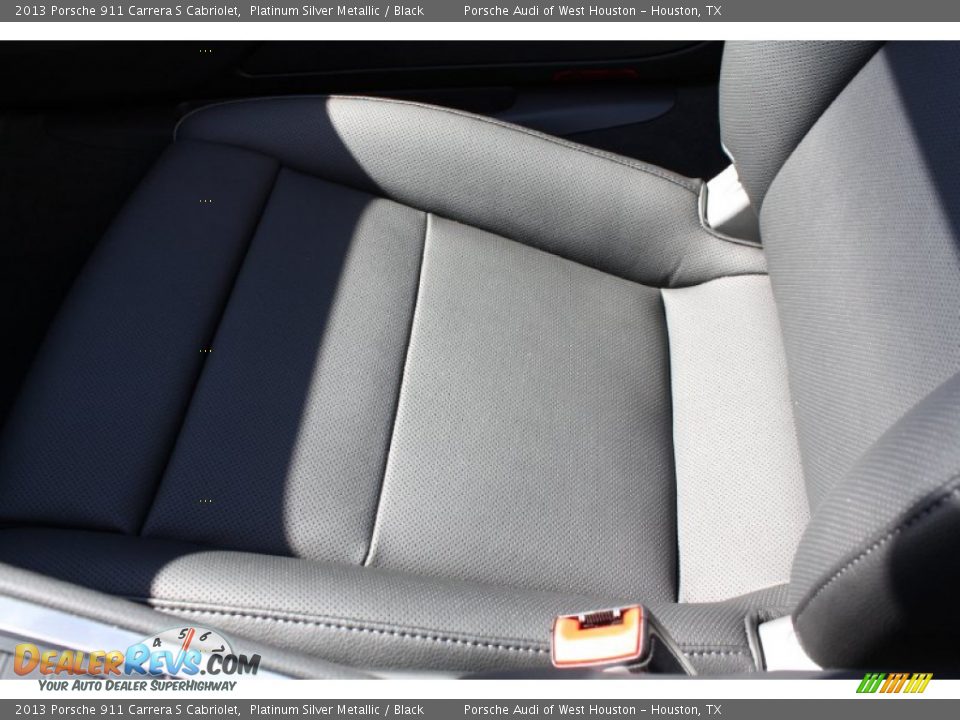 2013 Porsche 911 Carrera S Cabriolet Platinum Silver Metallic / Black Photo #15