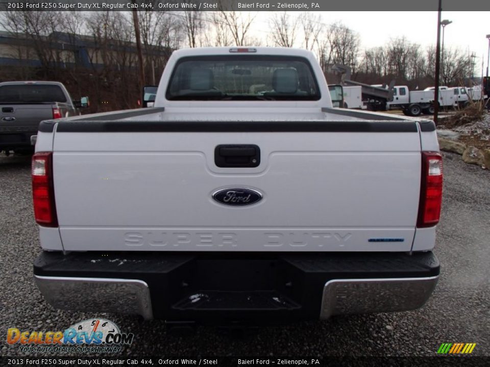 2013 Ford F250 Super Duty XL Regular Cab 4x4 Oxford White / Steel Photo #7