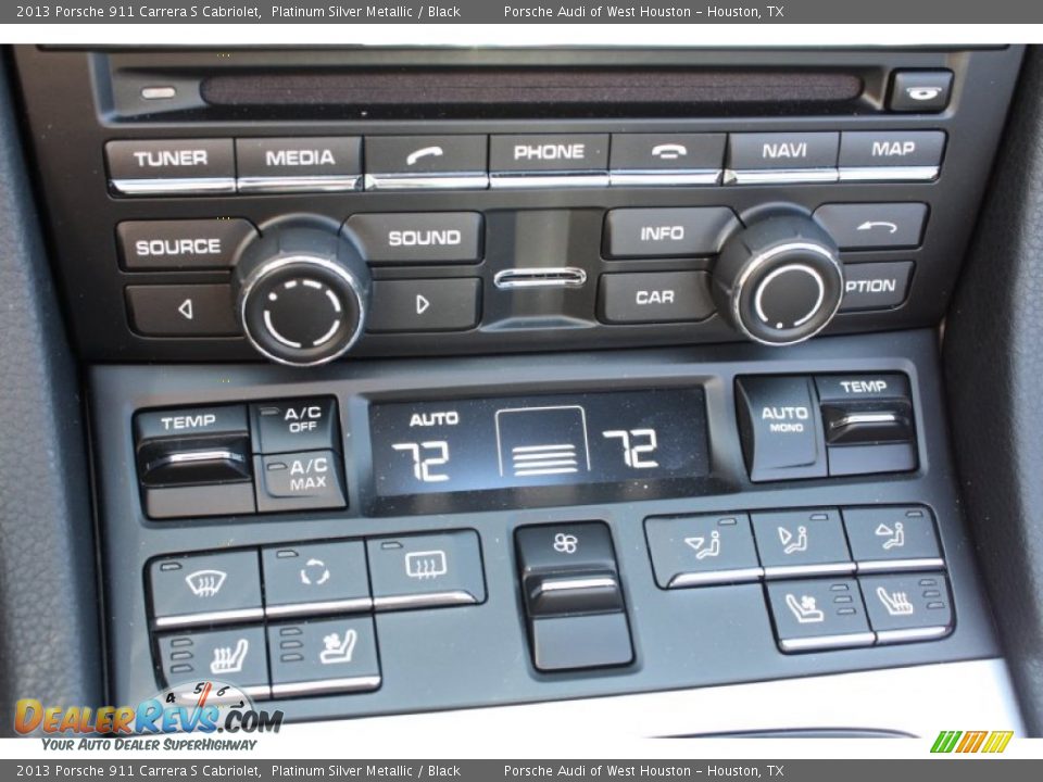 Controls of 2013 Porsche 911 Carrera S Cabriolet Photo #18