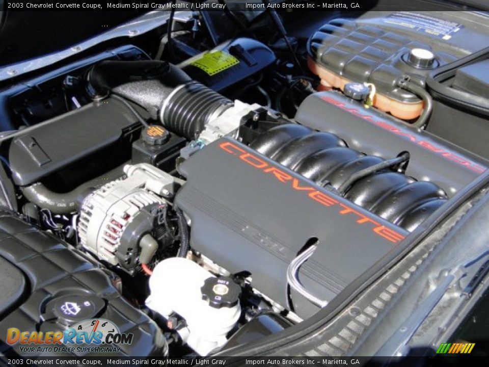 2003 Chevrolet Corvette Coupe 5.7 Liter OHV 16 Valve LS1 V8 Engine Photo #21