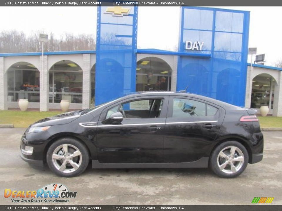 2013 Chevrolet Volt Black / Pebble Beige/Dark Accents Photo #2