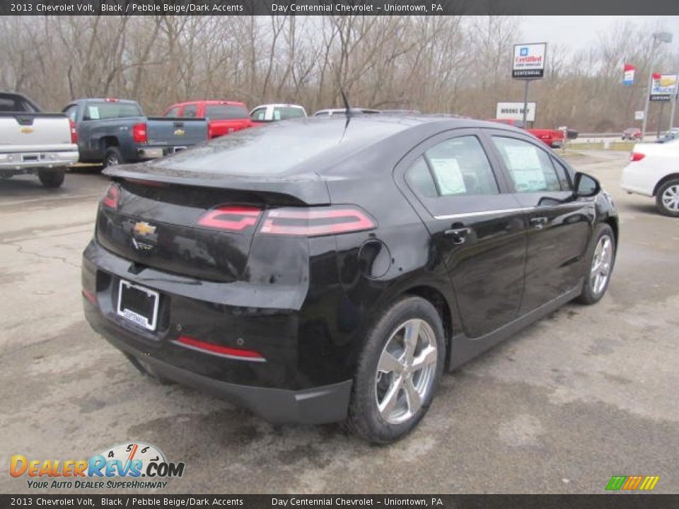 2013 Chevrolet Volt Black / Pebble Beige/Dark Accents Photo #6