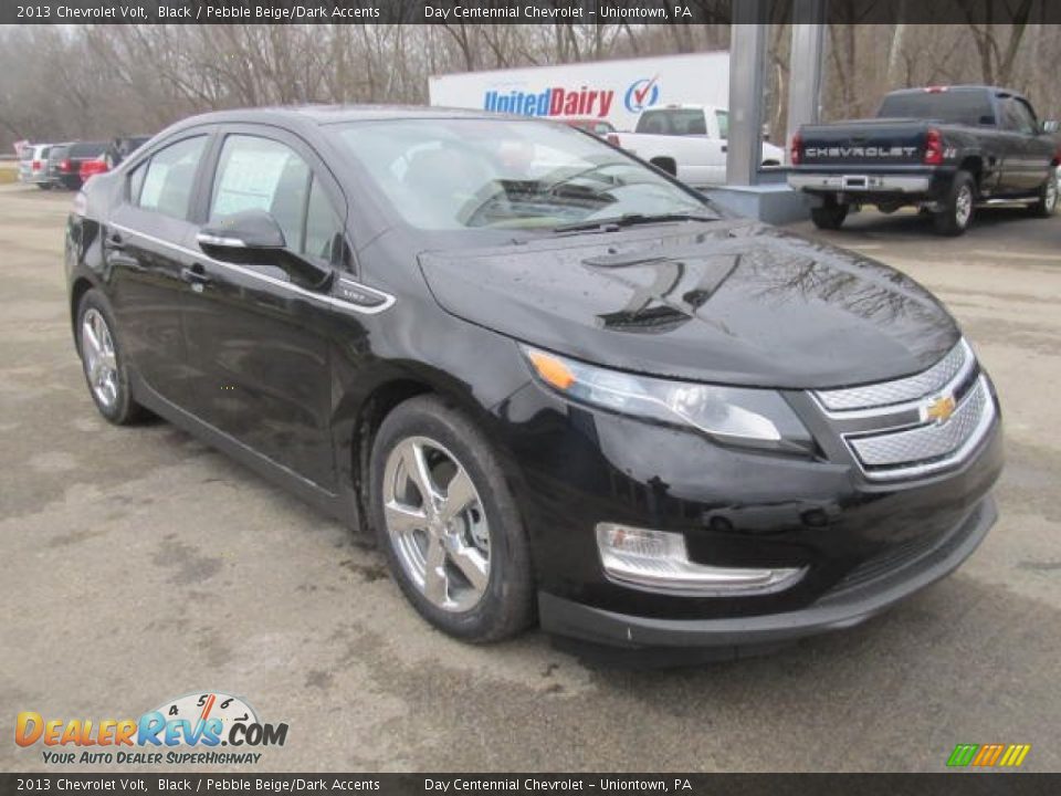 2013 Chevrolet Volt Black / Pebble Beige/Dark Accents Photo #9