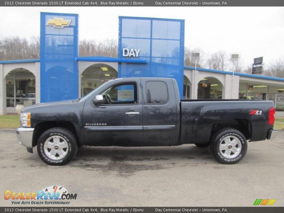 2013 Chevrolet Silverado 1500 LT Extended Cab 4x4 Blue Ray Metallic / Ebony Photo #2