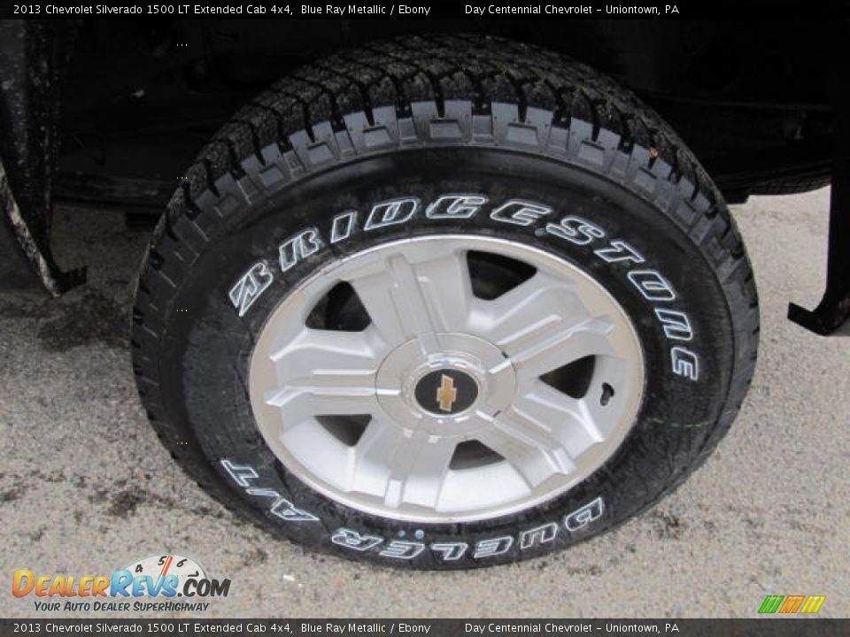 2013 Chevrolet Silverado 1500 LT Extended Cab 4x4 Blue Ray Metallic / Ebony Photo #3