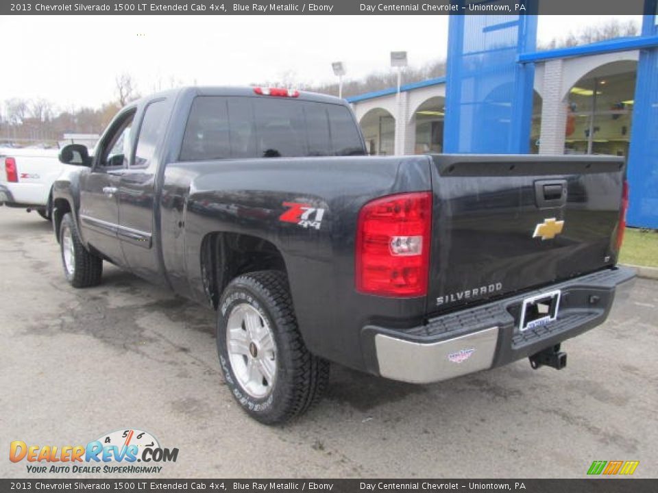 2013 Chevrolet Silverado 1500 LT Extended Cab 4x4 Blue Ray Metallic / Ebony Photo #4