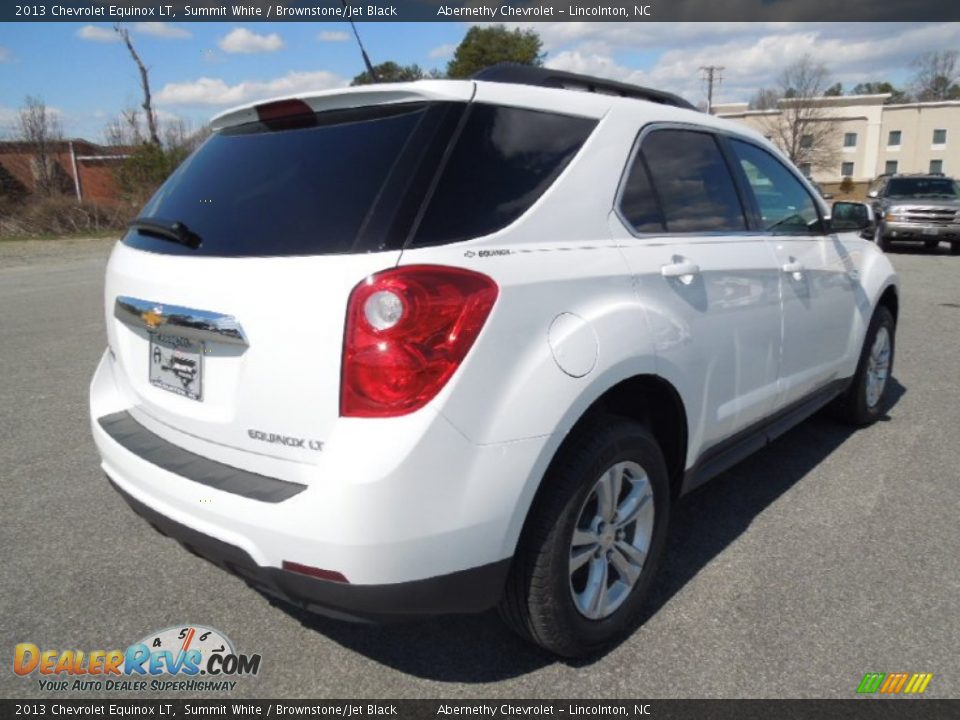 2013 Chevrolet Equinox LT Summit White / Brownstone/Jet Black Photo #5