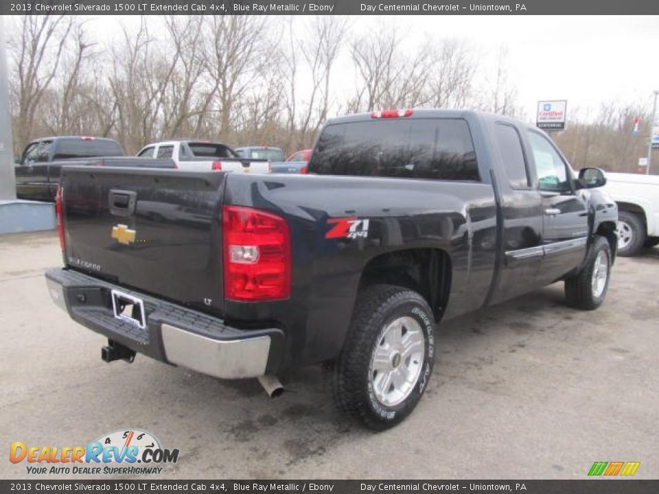 2013 Chevrolet Silverado 1500 LT Extended Cab 4x4 Blue Ray Metallic / Ebony Photo #7