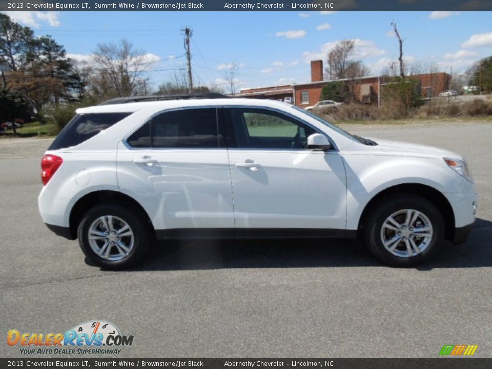 2013 Chevrolet Equinox LT Summit White / Brownstone/Jet Black Photo #6