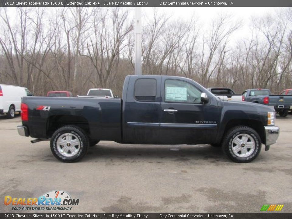 2013 Chevrolet Silverado 1500 LT Extended Cab 4x4 Blue Ray Metallic / Ebony Photo #8
