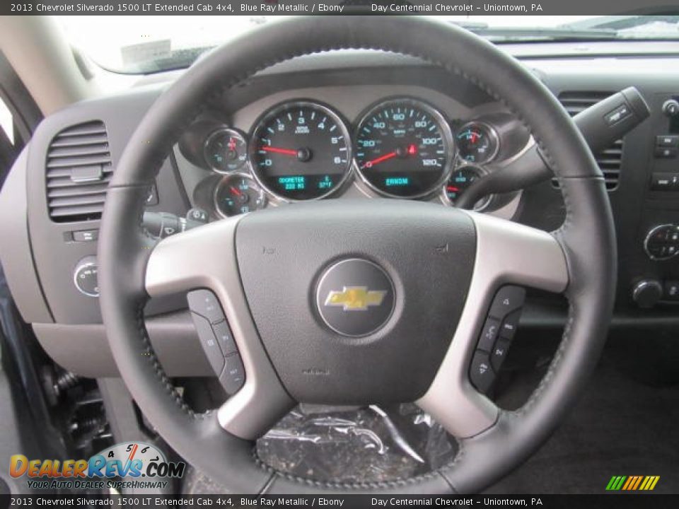 2013 Chevrolet Silverado 1500 LT Extended Cab 4x4 Blue Ray Metallic / Ebony Photo #16