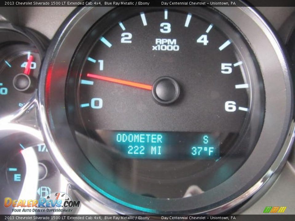 2013 Chevrolet Silverado 1500 LT Extended Cab 4x4 Blue Ray Metallic / Ebony Photo #20